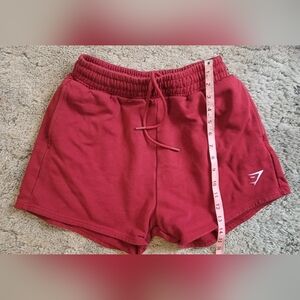 Gymshark Red Athletic Shorts